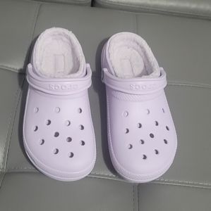 Lined Crocs size women's 9